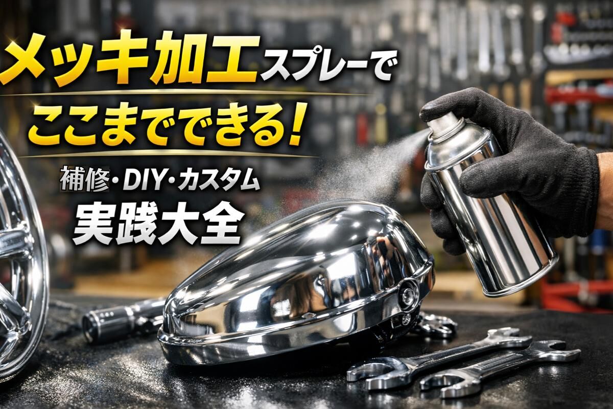 メッキ加工スプレーでここまでできる！補修・DIY・カスタム実践大全 